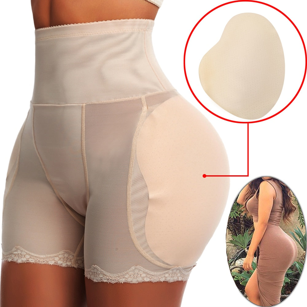 Shapewear Padded Hip Butt Lifter Panties High Waist Trainer for Women Tummy Control Body Shaper Hip Enhancer Thigh Slim