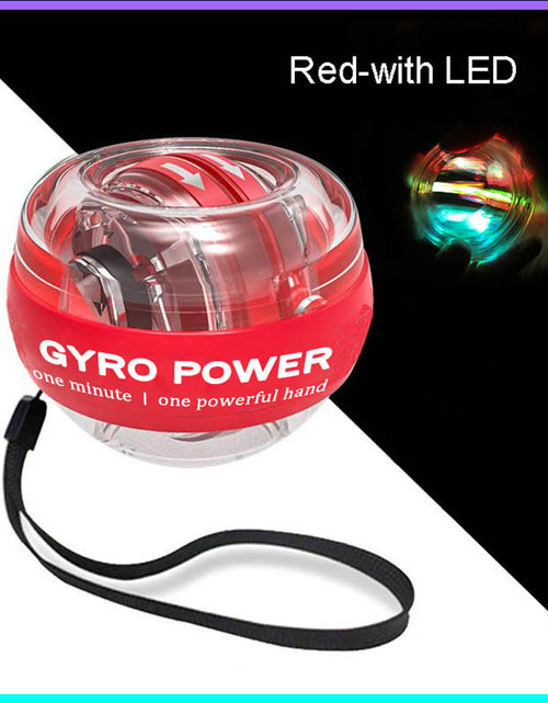 Load image into Gallery viewer, LED Gyroball Wrist Power Hand Ball Self-starting Gyro ball 2000kg Powerball Arm Hand Muscle Force Trainer  Exercise Strengthener
