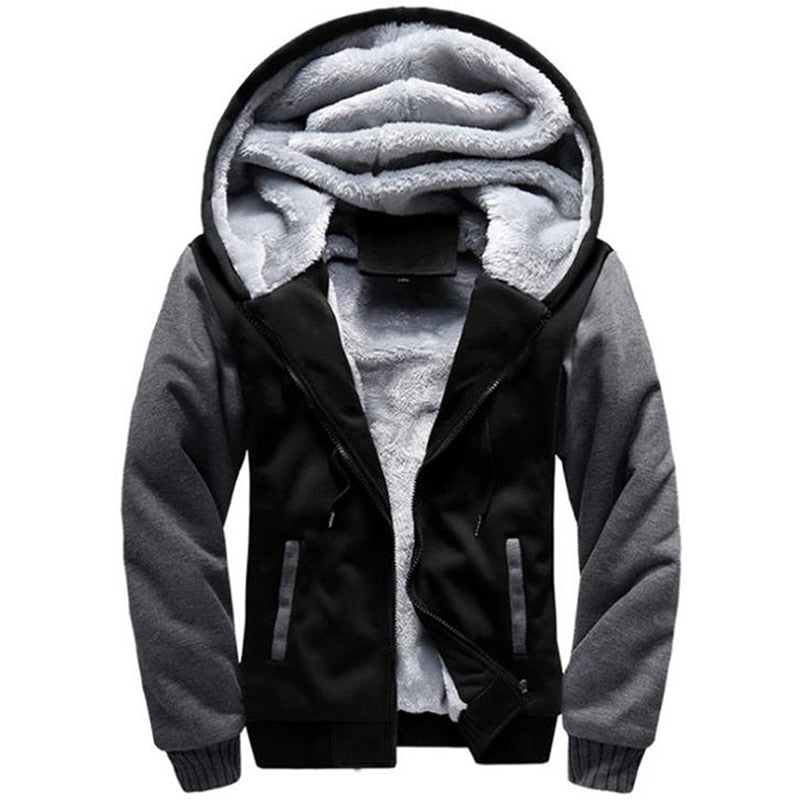 NEW Men Hoodies  Autumn Fashion Tracksuit Sweatshirt Men&#39;s Winter Collar Cap Long Sleeves zipper Hoody Sports Sweatshirts M-5XL