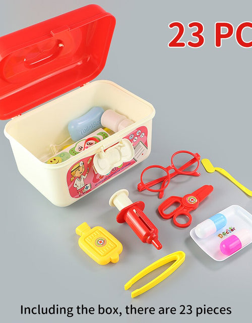 Load image into Gallery viewer, Doctor Toy Set Play House Toy Doctor Set Stethoscope Children Play House Storage Box Simulation Doctor Supplies Toy Boy Girl
