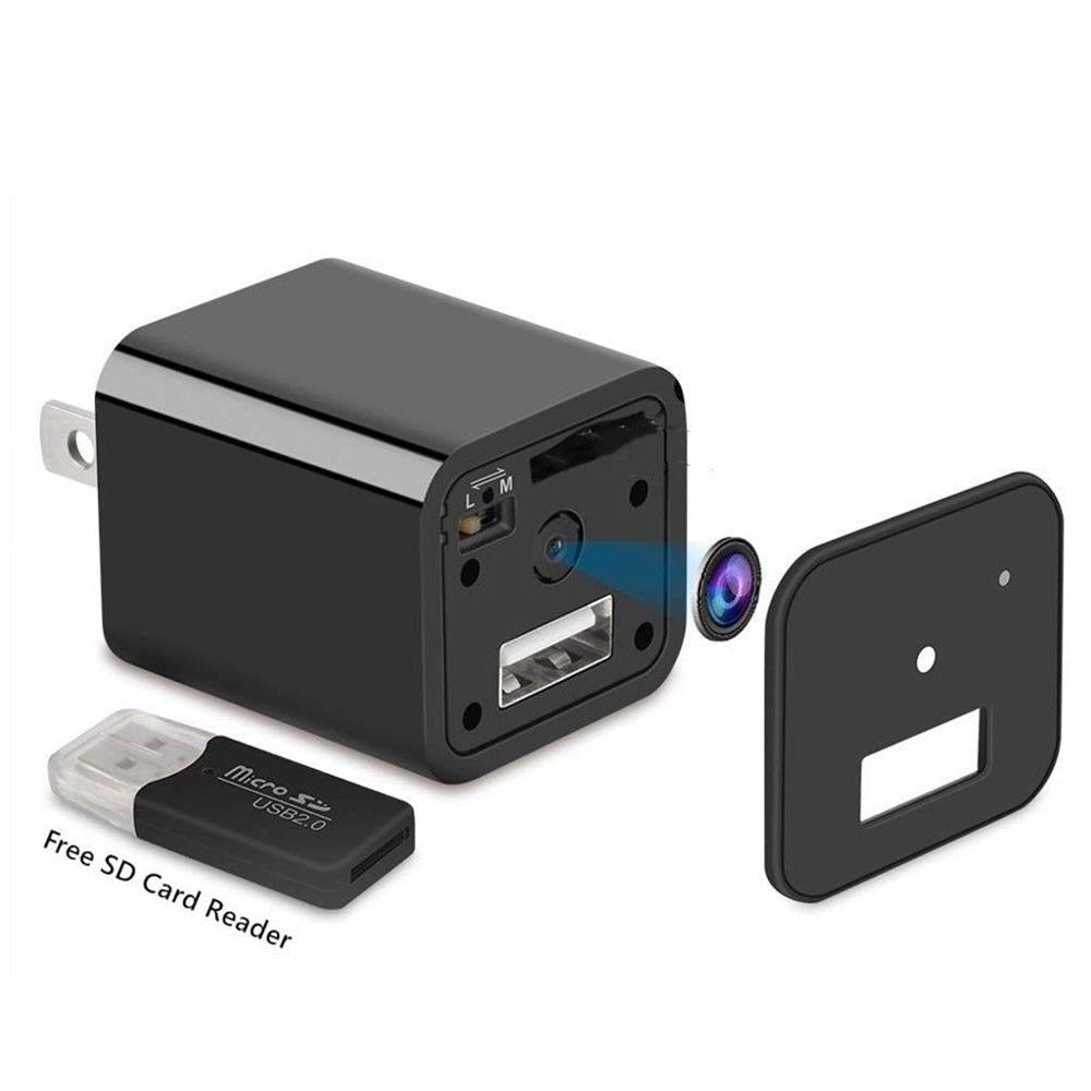 Mini Plug Camera 1080P HD USB Chargers Wireless Portable Camera Security Video Recorder Dynamic Monitor