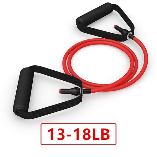 Load image into Gallery viewer, 120cm Yoga Pull Rope Elastic Resistance Bands Rope Rubber Bands Fitness Equipment Exercise Tube Workout Strength Training
