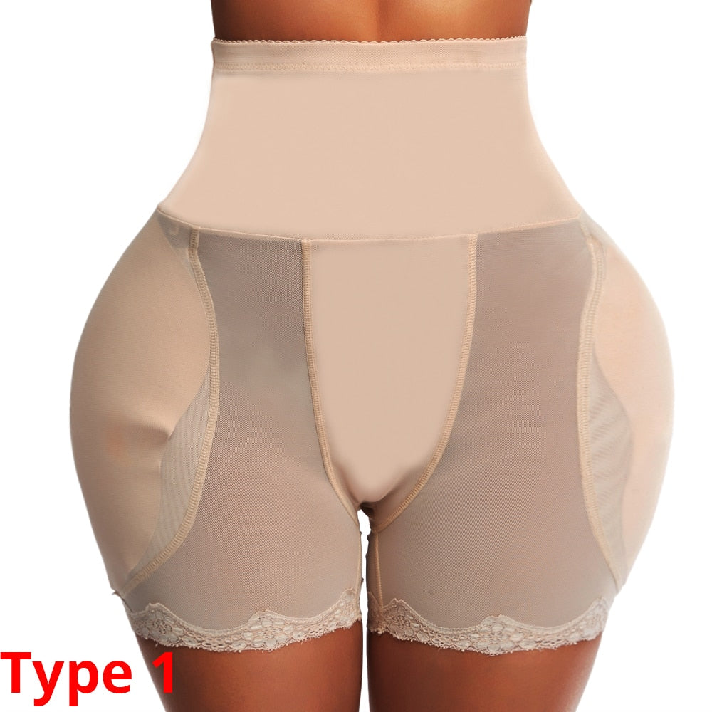 Shapewear Padded Hip Butt Lifter Panties High Waist Trainer for Women Tummy Control Body Shaper Hip Enhancer Thigh Slim