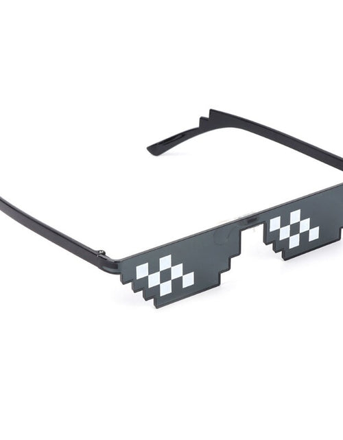 Load image into Gallery viewer, Thug Life Glasses Deal With It Glasses Pixel Women Men Black Mosaic Sunglasses Kid Toys
