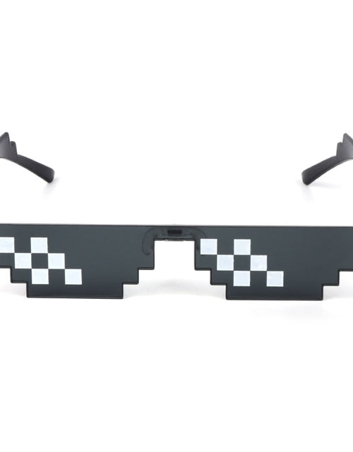 Load image into Gallery viewer, Thug Life Glasses Deal With It Glasses Pixel Women Men Black Mosaic Sunglasses Kid Toys
