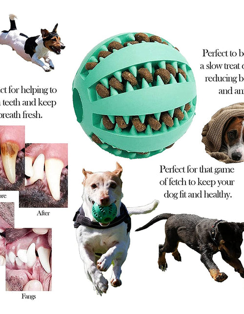 Load image into Gallery viewer, Toys for Dogs Rubber Dog Ball for Puppy Funny Dog Toys for Pet Puppies Large Dogs Tooth Cleaning Snack Ball Toy for Pet Products
