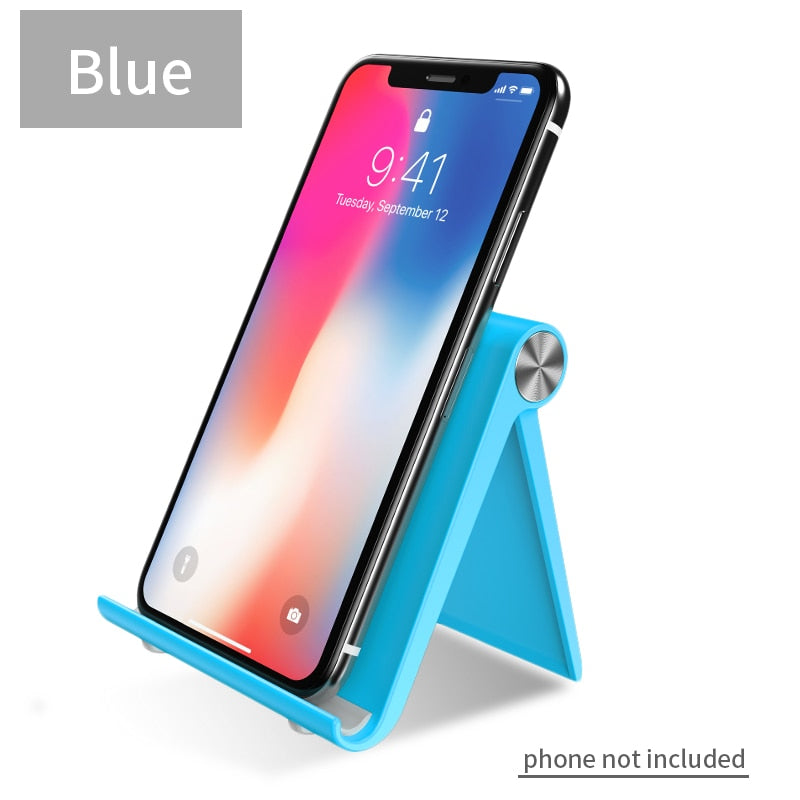 Phone Holder Stand Mobile Smartphone Support Tablet Stand for iPhone Desk Cell Phone Holder Stand Portable Mobile Holder