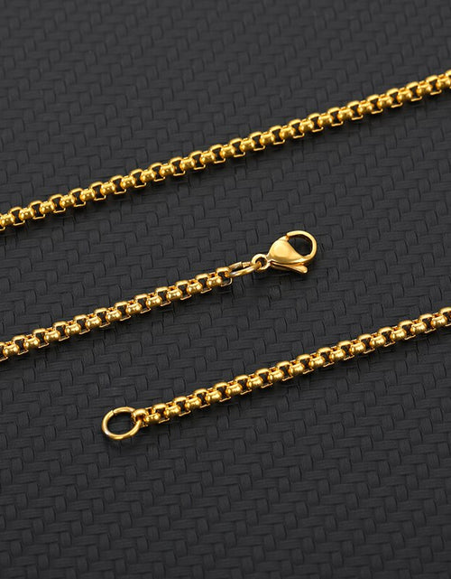 Load image into Gallery viewer, Gold  Color Chain Necklace for Women Stainless Steel Link Choker Necklace Aesthetic Jewerly Collares Mujer Wholesale
