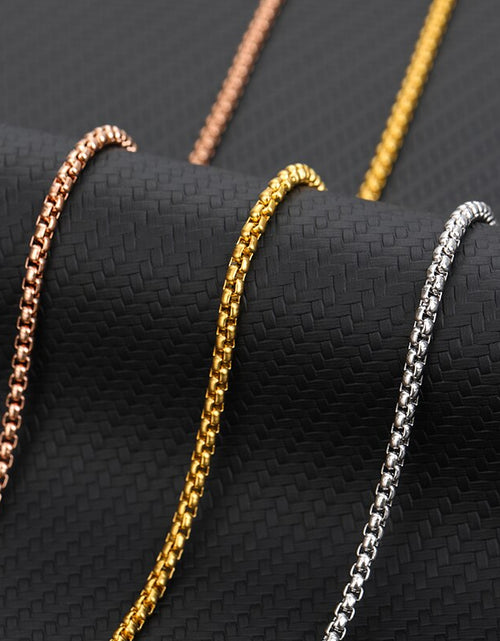 Load image into Gallery viewer, Gold  Color Chain Necklace for Women Stainless Steel Link Choker Necklace Aesthetic Jewerly Collares Mujer Wholesale
