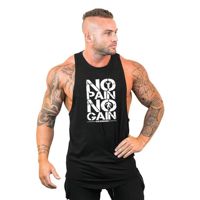 Gyms Clothing Mens Bodybuilding Hooded Tank Top Cotton Sleeveless Vest Sweatshirt Fitness Workout Sportswear Tops Male