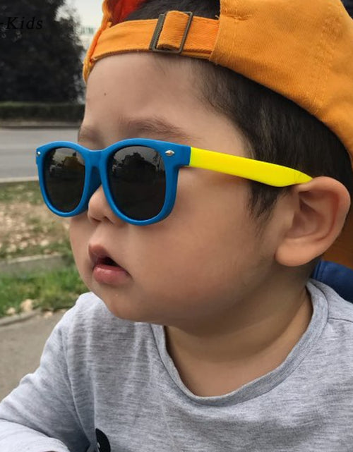 Load image into Gallery viewer, Kids Polarized Sunglasses TR90 Boys Girls Sun Glasses Silicone Safety Glasses Gift For Children Baby UV400 Eyewear
