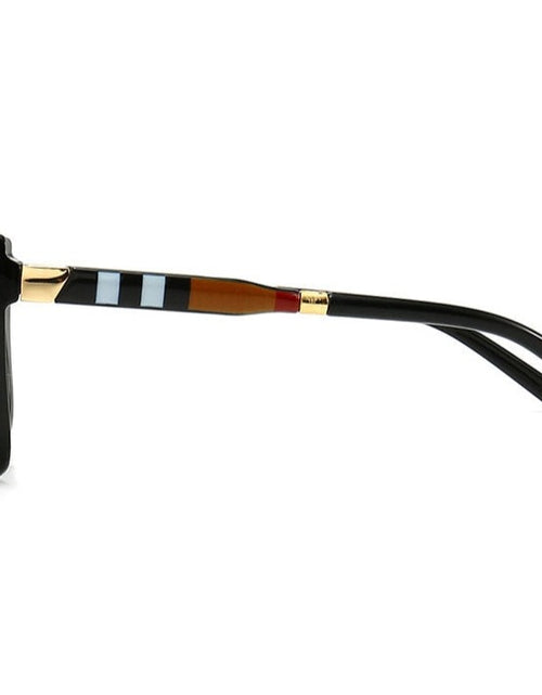 Load image into Gallery viewer, 46305 Vintage Square Cat Eye Stripe Sunglasses Men Women Optical Fashion Computer Glasses
