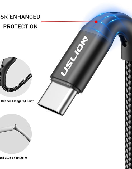 Load image into Gallery viewer, 3A USB Type C Cable Wire For Samsung S10 S20 Xiaomi mi 11 Mobile Phone Fast Charging USB C Cable Type-C Charger Micro USB Cables
