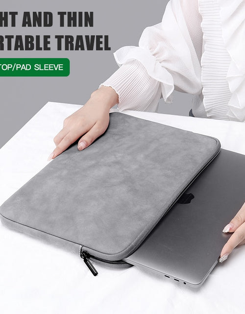 Load image into Gallery viewer, Laptop Sleeve Case 13 14 15.4 15.6 Inch For HP DELL Notebook bag Carrying Bag Macbook Air Pro 13.3 Shockproof Case for Men Women
