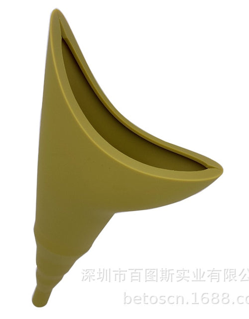 Load image into Gallery viewer, Ladies portable outdoor emergency standing urinal female silicone urinal
