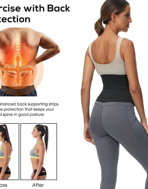 Load image into Gallery viewer, Waist Trainer for Women Snatch Me Up Bandage Wrap Lumbar Waist Support Belt Adjustable Belly Waist Wrap for Women General
