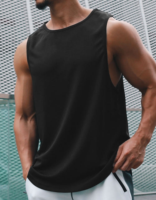 Load image into Gallery viewer, Gym Tank Top Men Mesh Quick Dry Bodybuilding Sleeveless Shirt Fitness Singlets Basketball Sportswear Muscle Vest Summer Clothing
