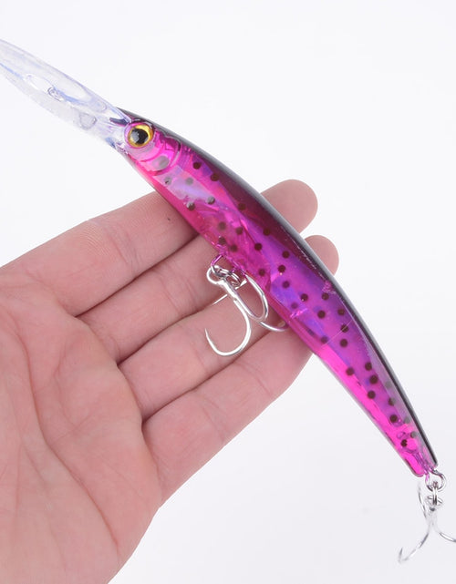 Load image into Gallery viewer, 1pcs 17cm 24g Wobbler Fishing Lure Big Crankbait Minnow Peche Bass Trolling Artificial Bait Pike Carp lures Peche Fishing tackle
