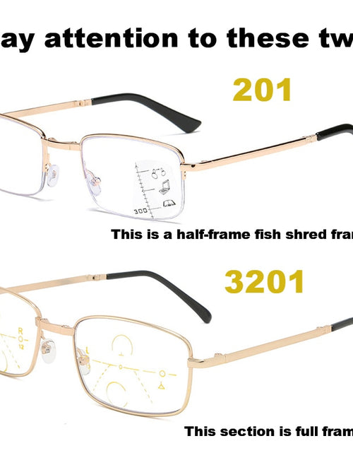 Load image into Gallery viewer, Folding Glasses for Elderly Anti Blue Light Reading Glasses Men Progressive Multifocal Reading Glasses Women Presbyopia
