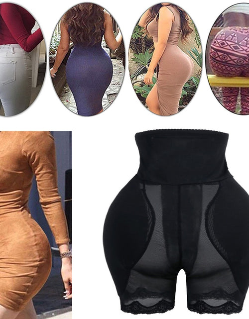 Load image into Gallery viewer, Shapewear Padded Hip Butt Lifter Panties High Waist Trainer for Women Tummy Control Body Shaper Hip Enhancer Thigh Slim
