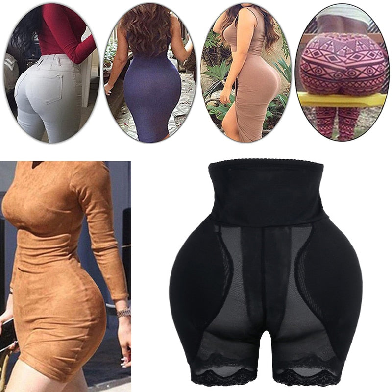 Shapewear Padded Hip Butt Lifter Panties High Waist Trainer for Women Tummy Control Body Shaper Hip Enhancer Thigh Slim