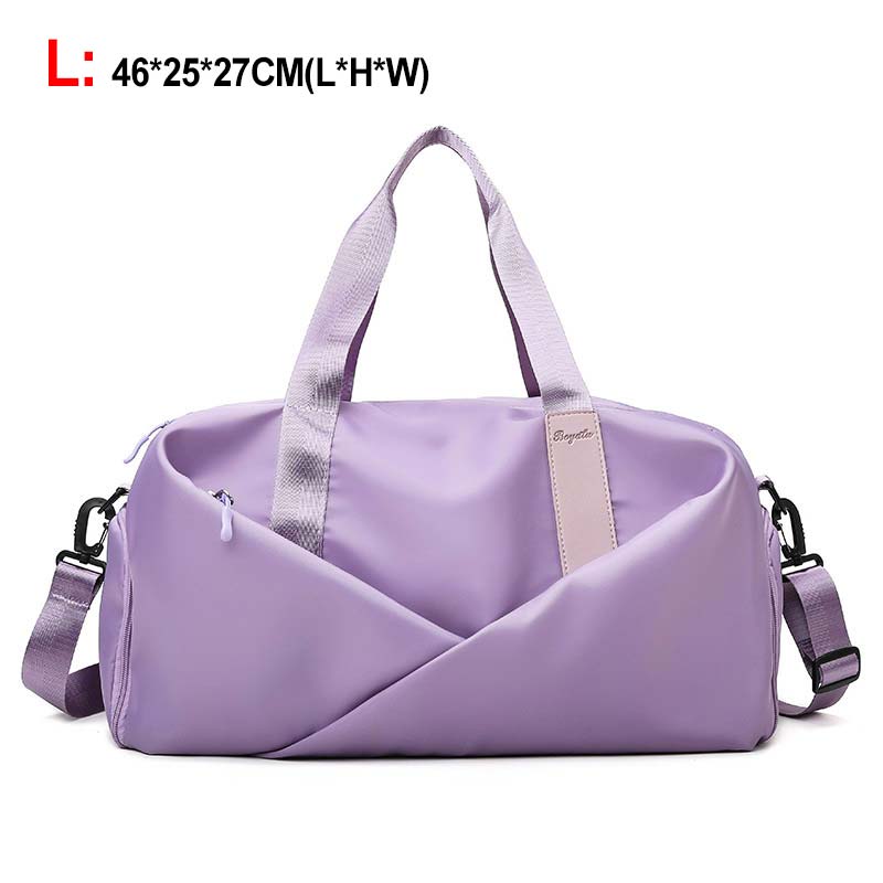 Women Sports Gym Bag Travel Dry Wet Bag Handbag Multifunction Swimming Shoulder Messenger Weekend Fitness Training Bag X393+A