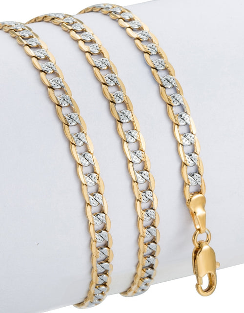 Load image into Gallery viewer, Gold Color Chain Necklace For Men Women Cuban Link Chain Male Necklace Fashion Men&#39;s Jewelry Wholesale Gifts 4mm GN64
