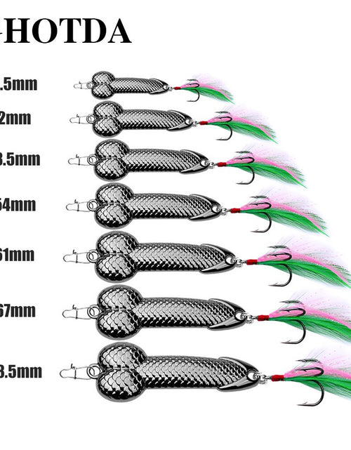 Load image into Gallery viewer, Metal Spinner 3g, 7g, 11g, 15g, 21g, 28g, 36g Black Gold Bass Pike  Fishing Lure Fishing Tackle
