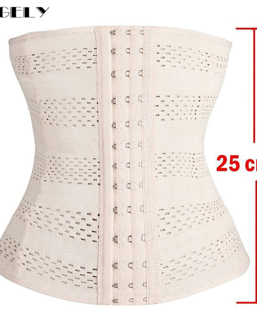 Load image into Gallery viewer, Womens Waist Trainer Cincher Body Shaper Underwear Lingerie Tummy Slim Belt Postpartum Control Underbust Steel Boned Corset
