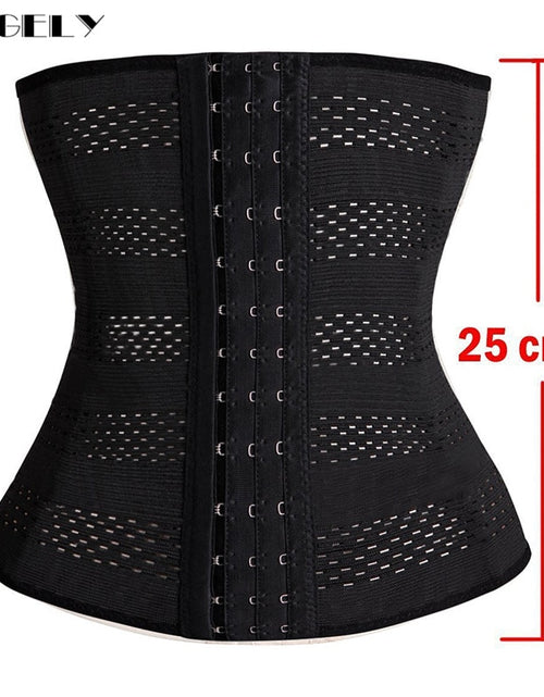 Load image into Gallery viewer, Womens Waist Trainer Cincher Body Shaper Underwear Lingerie Tummy Slim Belt Postpartum Control Underbust Steel Boned Corset
