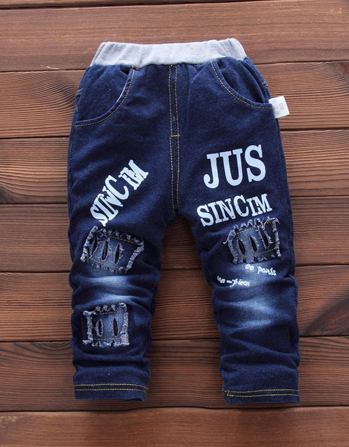 Load image into Gallery viewer, New Baby Boys Clothing Set Girls Cute Suits Denim Jeans Coat T-Shirt Pants 3PCS Star Outfit Toddler Kids Casual Cool Outerwear
