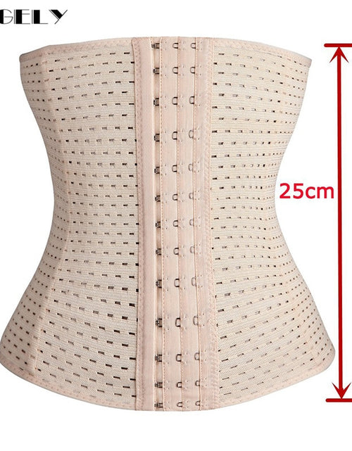 Load image into Gallery viewer, Womens Waist Trainer Cincher Body Shaper Underwear Lingerie Tummy Slim Belt Postpartum Control Underbust Steel Boned Corset
