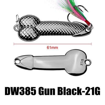 Metal Spinner 3g, 7g, 11g, 15g, 21g, 28g, 36g Black Gold Bass Pike  Fishing Lure Fishing Tackle