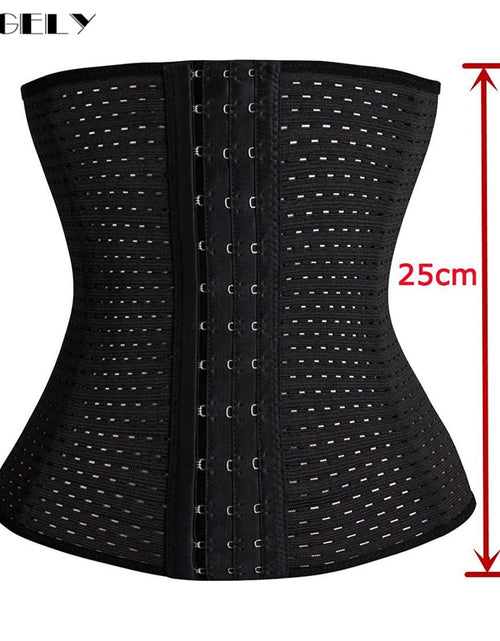 Load image into Gallery viewer, Womens Waist Trainer Cincher Body Shaper Underwear Lingerie Tummy Slim Belt Postpartum Control Underbust Steel Boned Corset
