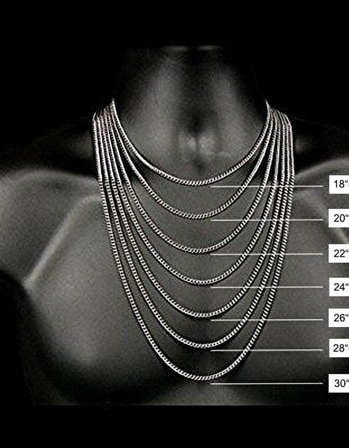 Load image into Gallery viewer, Men&#39;s Cuban Link Chain Necklace Stainless Steel Black Gold Color Male Choker colar Jewelry Gifts for Him
