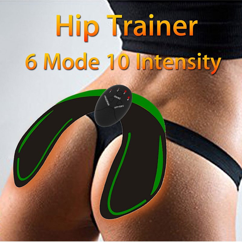 Hip Trainer Smart Vibrating Exercise Stimulate Machine Fitness Equipment 6 Modes Body Slim Shaper Workout Hips Firming Trainer