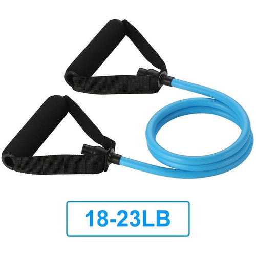 Load image into Gallery viewer, 120cm Yoga Pull Rope Elastic Resistance Bands Rope Rubber Bands Fitness Equipment Exercise Tube Workout Strength Training
