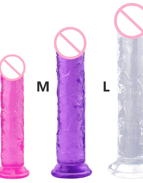 Load image into Gallery viewer, Realistic Dildo With Suction Cup Huge Jelly Dildos Sex Toys for Woman Men Fake Dick Big Penis Anal Butt Plug Erotic Sex Shop
