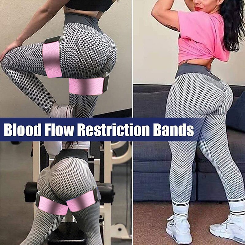 Occlusion Wraps Pro Resistance Bands BFR Bands Arm Leg Blaster Elastic Exercise Blood Flow Restriction Training Gym Fitness