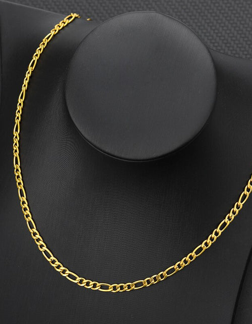 Load image into Gallery viewer, Chain Necklace Women Gold  Color Female Male Long Necklace Stainless Steel Classic Choker Chains Jewerly Wholesale
