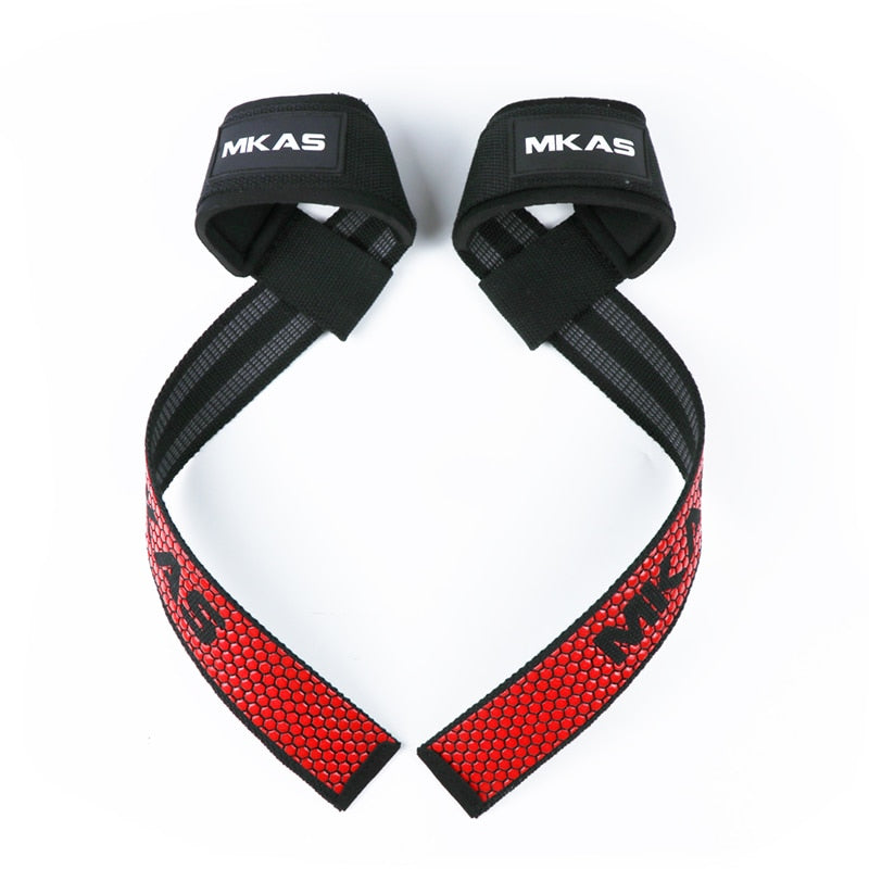 Weight lifting Wrist Straps Fitness Bodybuilding Training Gym lifting straps with Non Slip Flex Gel Grip