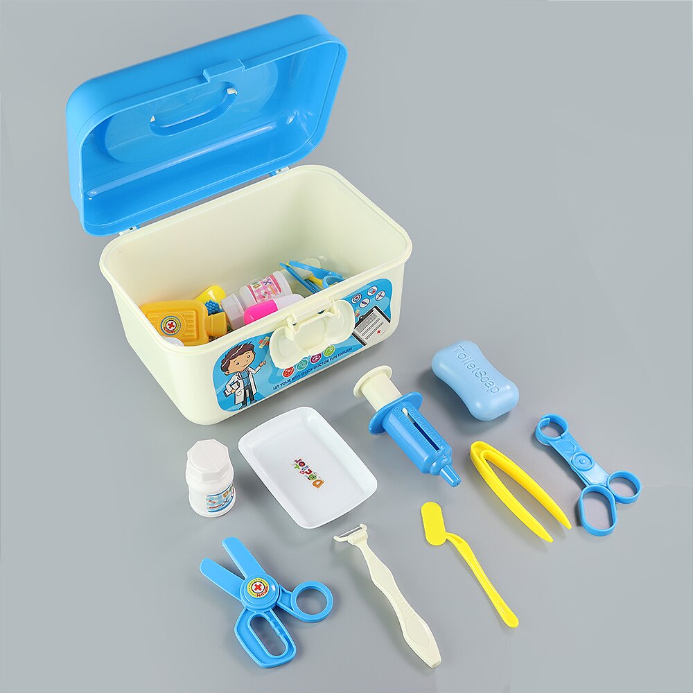 Doctor Toy Set Play House Toy Doctor Set Stethoscope Children Play House Storage Box Simulation Doctor Supplies Toy Boy Girl