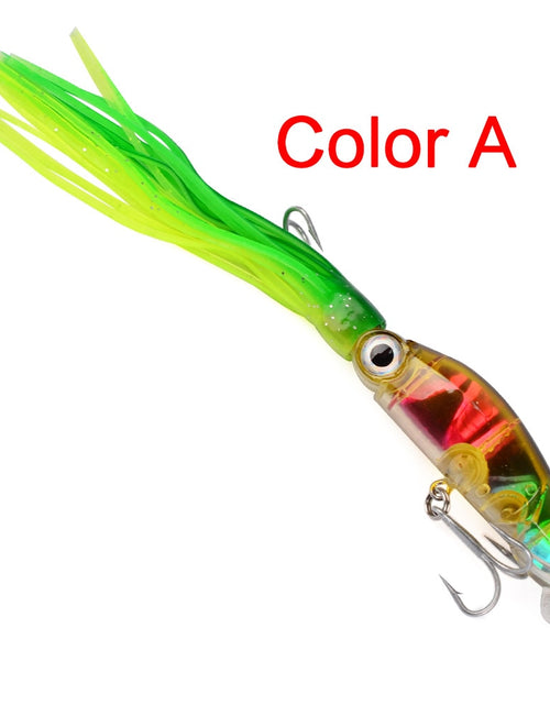 Load image into Gallery viewer, 1pcs Hard Fishing Lure Fish Bait 18g 10cm Squid High Carbon Steel Hook Octopus Crank For Artificial Tuna Sea Allure Tool
