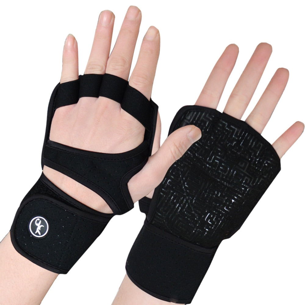 Gym Gloves Full Palm Protect Beathable Fitness Training Workout Gloves Anti-slip Weight Lifting Gloves Multi-Sport Glove