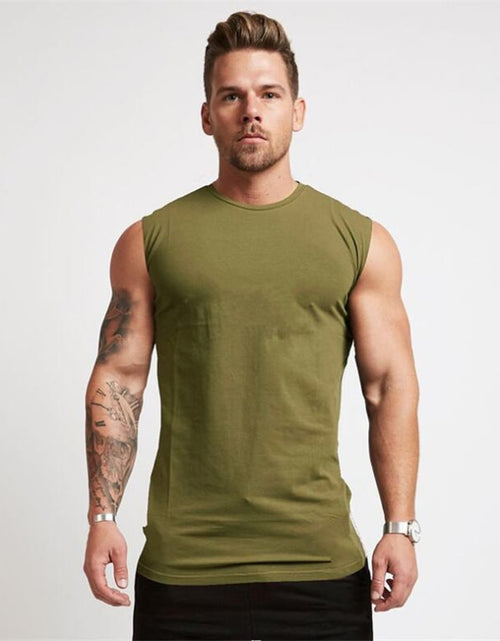 Load image into Gallery viewer, 2020 Gym Workout Sleeveless Shirt Tank Top Men Bodybuilding Clothing Fitness Mens Sportwear Vests Muscle Men Tank Tops
