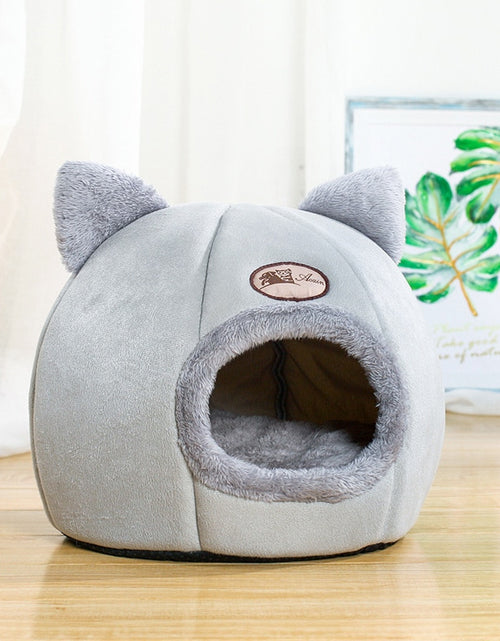 Load image into Gallery viewer, New Deep Sleep Comfort In Winter Cat Bed Iittle Mat Basket Small Dog House Products Pets Tent Cozy Cave Nest Indoor Cama Gato
