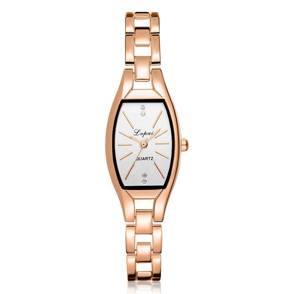 Women Square Quartz Watch Elegant Ladies Electronic Digtal Woman Watch Concise Head Diamond Geometry Women Watches