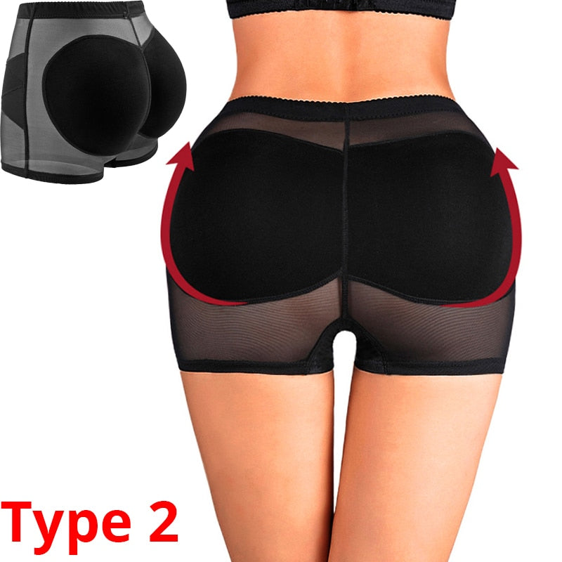 Shapewear Padded Hip Butt Lifter Panties High Waist Trainer for Women Tummy Control Body Shaper Hip Enhancer Thigh Slim