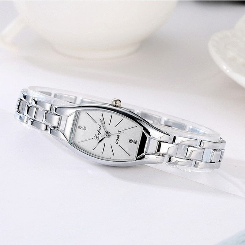 Women Square Quartz Watch Elegant Ladies Electronic Digtal Woman Watch Concise Head Diamond Geometry Women Watches