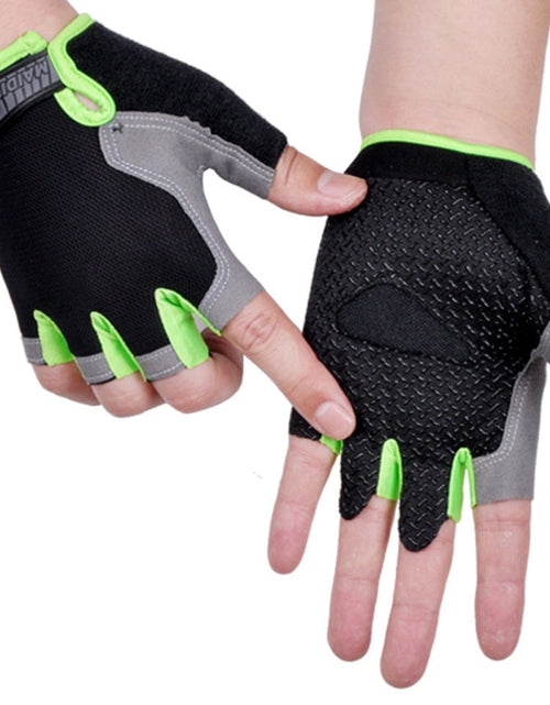 Load image into Gallery viewer, HOT Cycling Anti-slip Anti-sweat Men Women Half Finger Gloves Breathable Anti-shock Sports Gloves Bike Bicycle Glove
